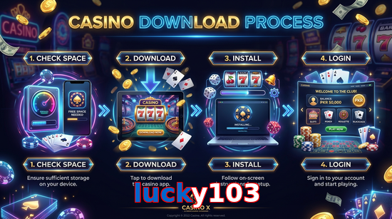 Game list for Lucky103 download section