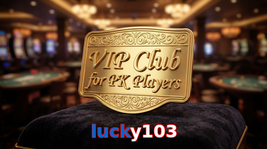 Main screen of Lucky103 vip page for PK players